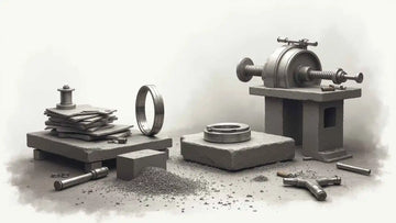 A black and white Tungsten ring workshop