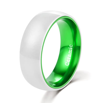 8mm Ceramic Inlay Ring