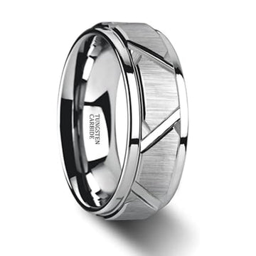 8mm Chase Super Titanium Waterproof Ring-Tungsten Ring-Orivon Jewelers