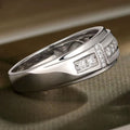 Promise Eternity Ring 925 Sterling Silver-Tungsten Ring-Orivon Jewelers