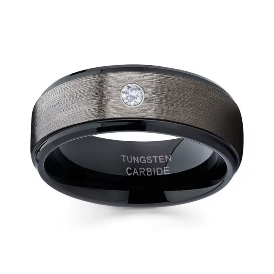 8mm Durable & Classic Tungsten Carbide Ring-Tungsten Ring-Orivon Jewelers