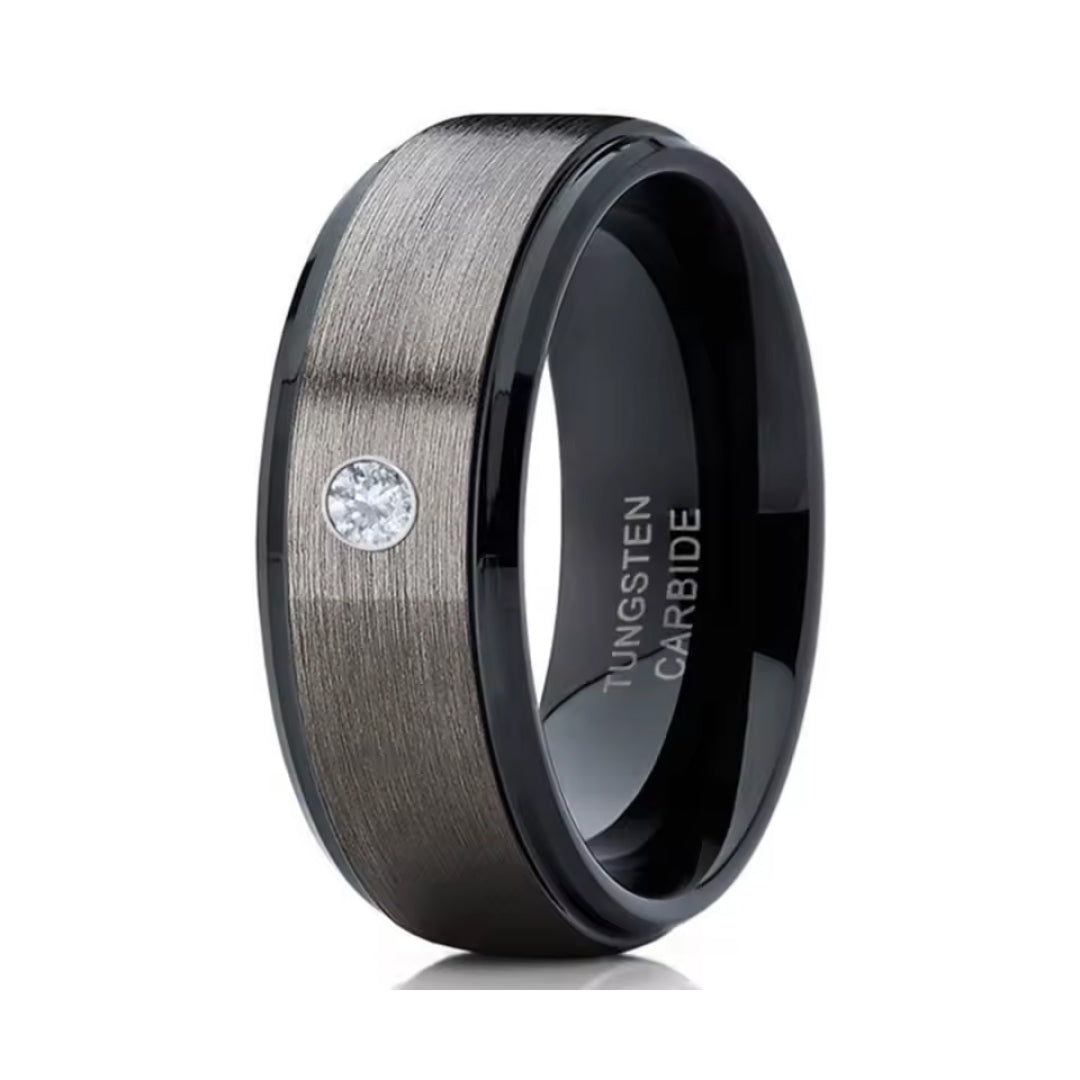 8mm Durable & Classic Tungsten Carbide Ring-Tungsten Ring-Orivon Jewelers