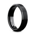 8mm Black Titanium Tungsten Ring-Tungsten Ring-Orivon Jewelers