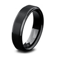 8mm Black Titanium Tungsten Ring-Tungsten Ring-Orivon Jewelers