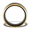 8mm Hammered Black Titanium Wedding Band-Tungsten Ring-Orivon Jewelers