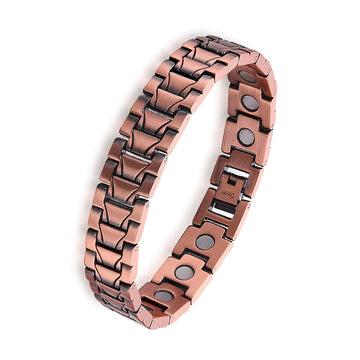 Copper Magnetic Link Design Bracelet