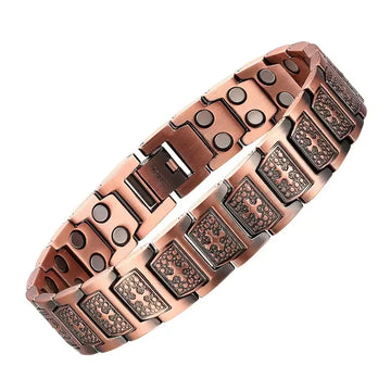 Cross Desgin Copper Magnetic Bracelet