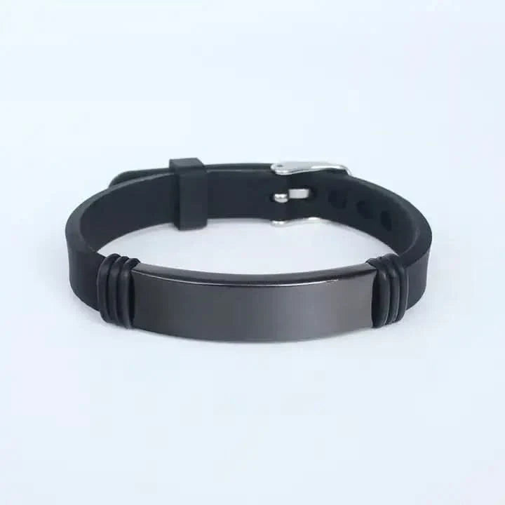 Silicone Name Bracelets for - Custom Name or Logo-Custom Name Bracelet-Orivon Jewelers