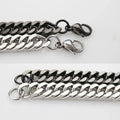 Miami Cuban Chain Bracelet, 9 mm Men and Women Stainless Steel-Bracelet-Orivon Jewelers
