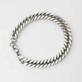 Miami Cuban Chain Bracelet, 9 mm Men and Women Stainless Steel-Bracelet-Orivon Jewelers