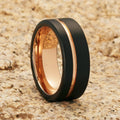 8mm Titanium Tungsten RIng The Legend-Tungsten Ring-Orivon Jewelers