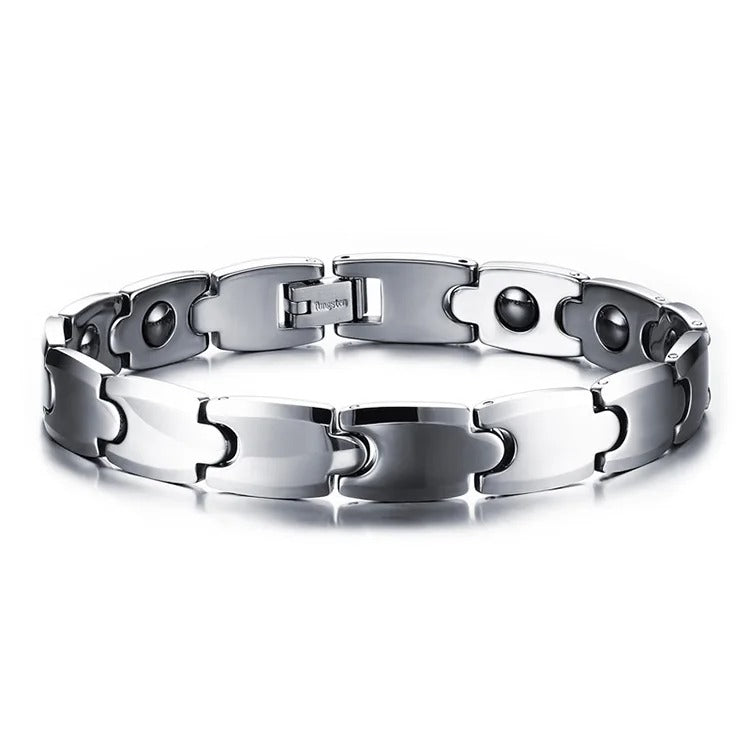 High Polished Tungsten Magnetic Bracelet