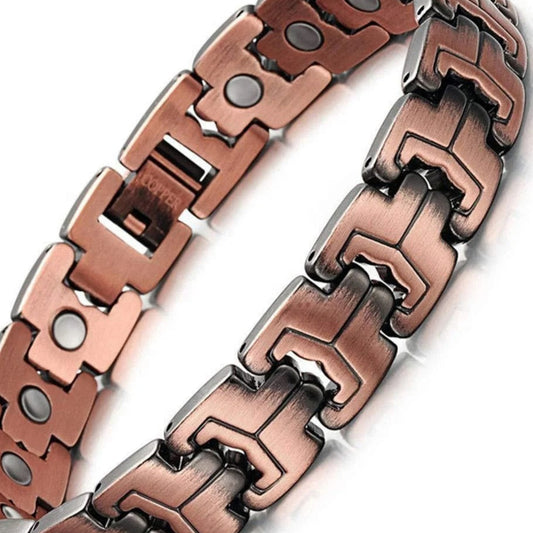 Copper Magnetic Bracelet – Minimal Cuff, Slim Fit