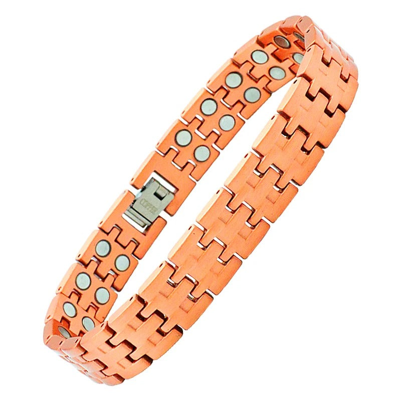 Copper Connector Links Magnetic Bracelet
