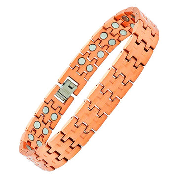 Copper Connector Links Magnetic Bracelet