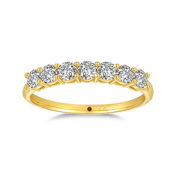 14K Gold Diamond Wedding Band