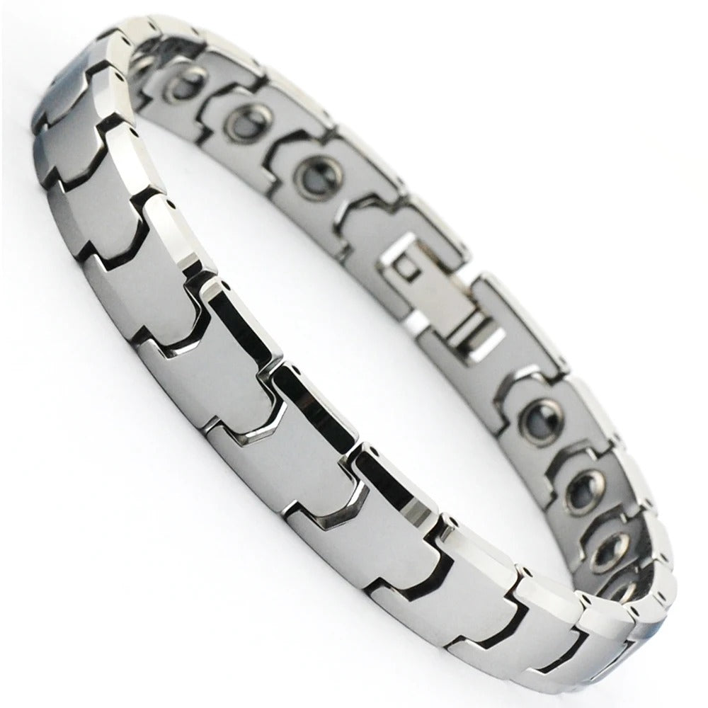 High Polished Magnetic Tungsten Bracelet