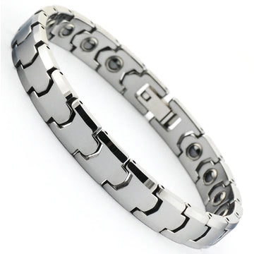 High Polished Magnetic Tungsten Bracelet