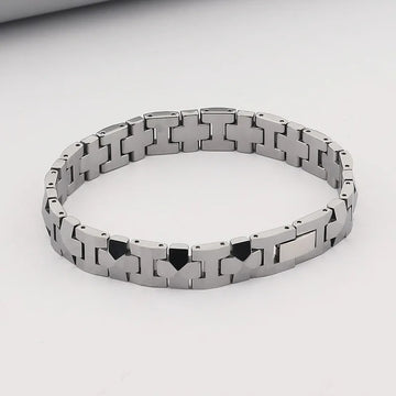 High Polished 3D Desgin Tungsten Bracelet