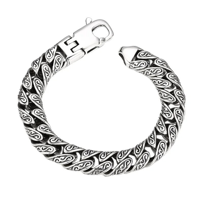 Handmade Straw Bracelet Style Sterling Silver