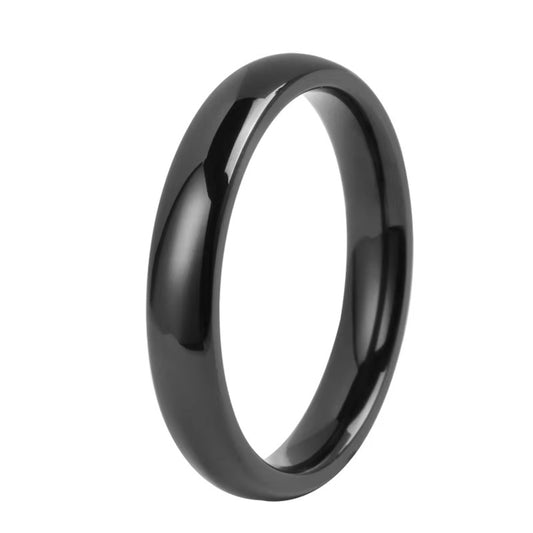 3mm Glossy Ceramic Couple's Ring