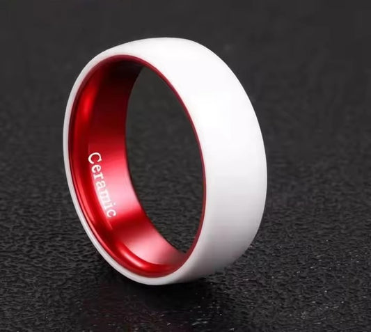 8mm Ceramic Inlay Ring