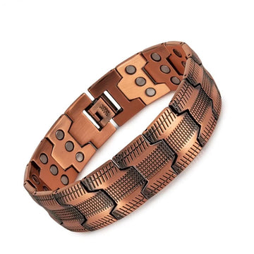 Vinterly Copper Magnetic Bracelet – Bold Style with Subtle Support