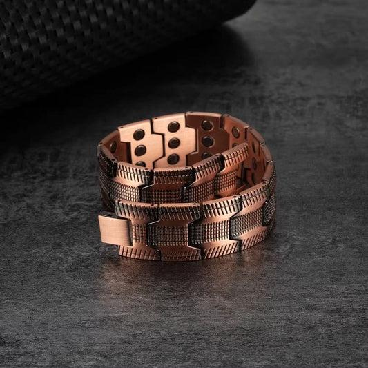 Vinterly Copper Magnetic Bracelet – Bold Style with Subtle Support