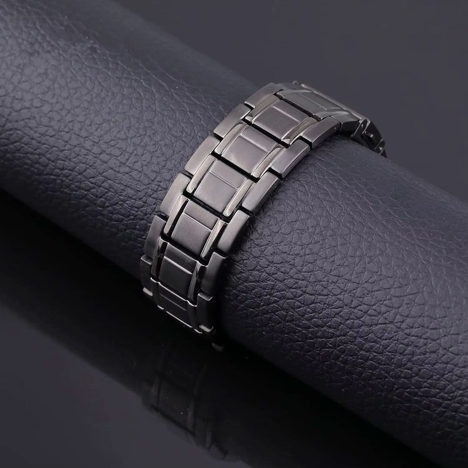 Titanium Steel Magnetic Bracelet - Gray